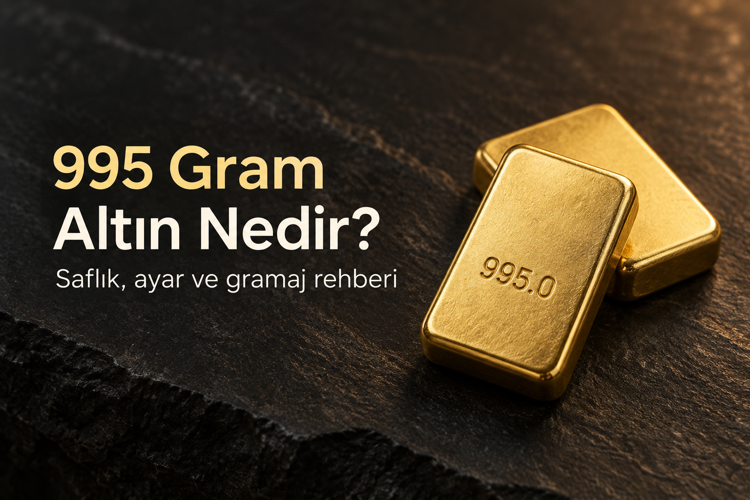 995 Gram Altın Nedir? Ka&ccedil; Ayar, 999,9 ile Farkı Ne?
