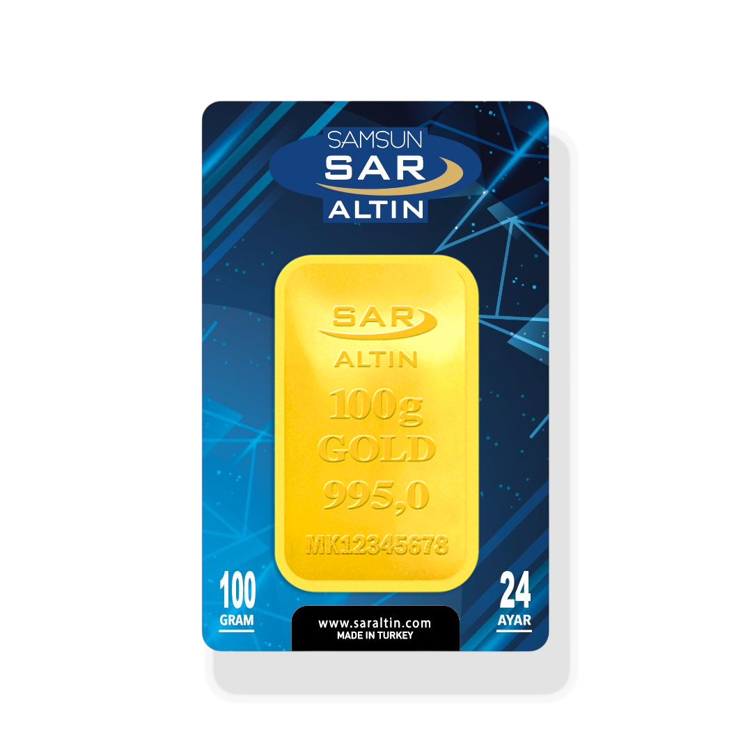 100 gr 24 Ayar SAR Gram Altın